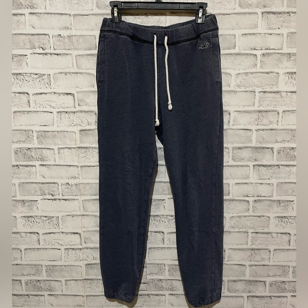 Women’s Hollister blue boyfriend style jogger sweatpants oversized  XS